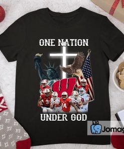 Wisconsin Badgers One Nation Under God Shirt 2