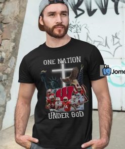 Wisconsin Badgers One Nation Under God Shirt 4