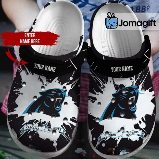 Custom Name Carolina Panthers Crocs Shoes Limited Edition