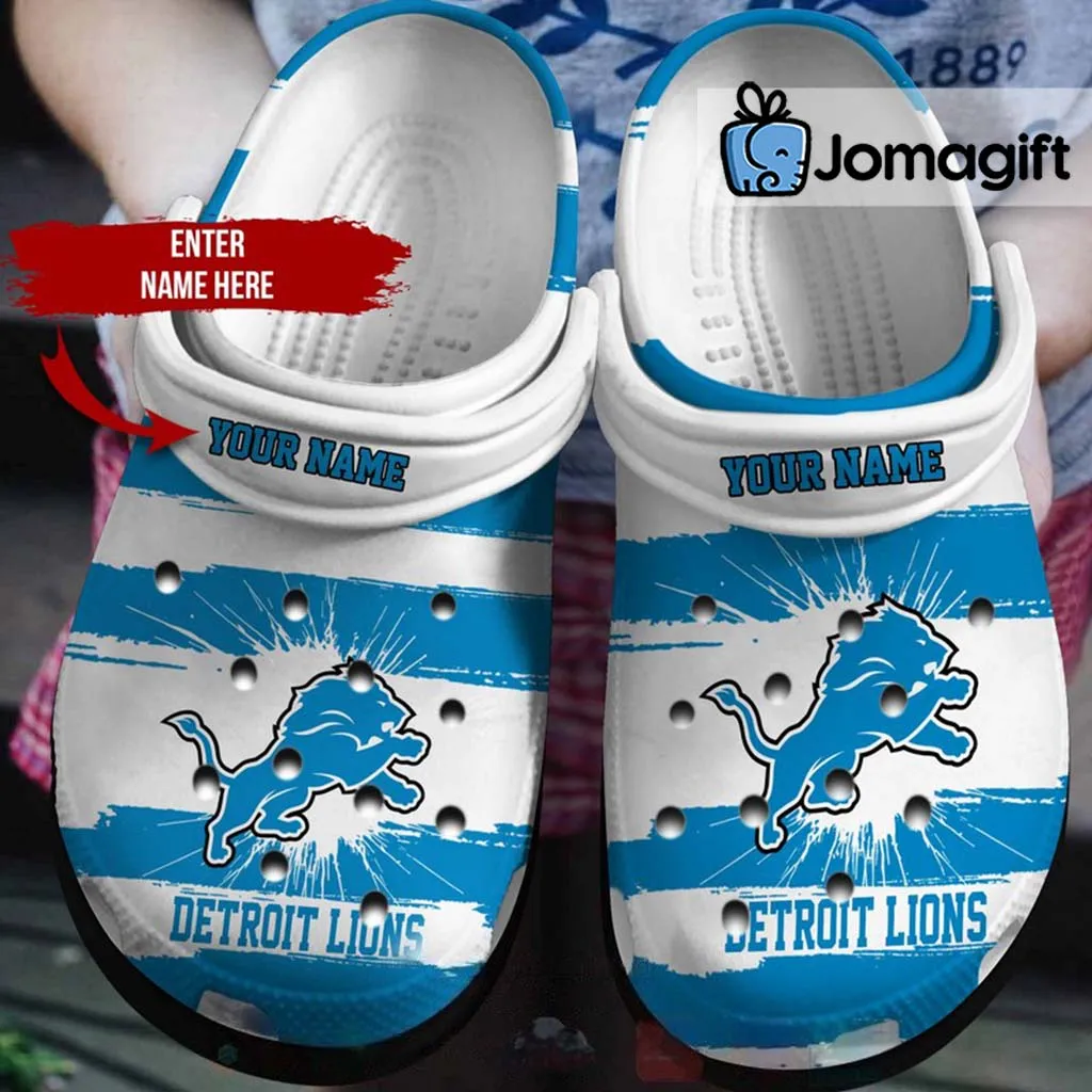 Custom Name Detroit Lions Crocs Shoes Limited Edition