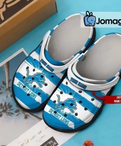 Custom Name Detroit Lions Crocs Shoes 2
