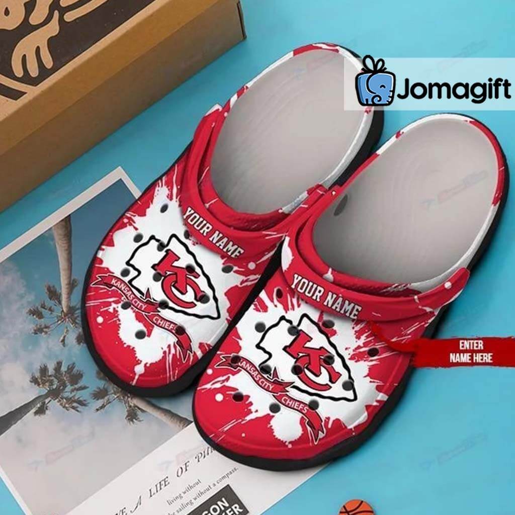 Custom Name Kansas City Chiefs Crocs Shoes Limited Edition - Jomagift