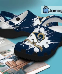 Custom Name Los Angeles Rams Crocs Shoes 3