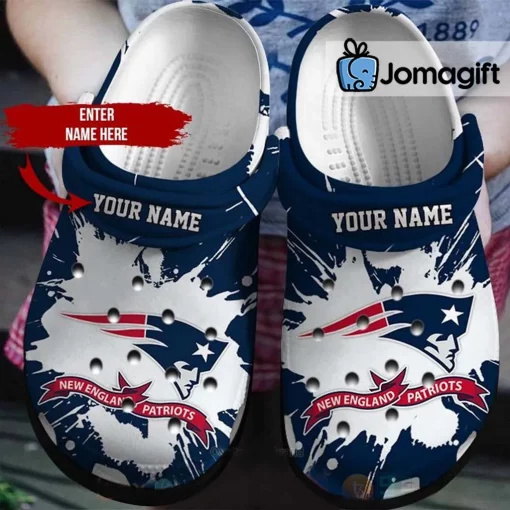Custom Name New England Patriots Crocs Shoes Limited Edition