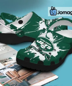 Custom Name New York Jets Crocs Shoes 3
