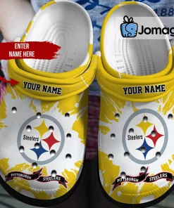 Custom Name Pittsburgh Steelers Crocs Shoes Limited Edition