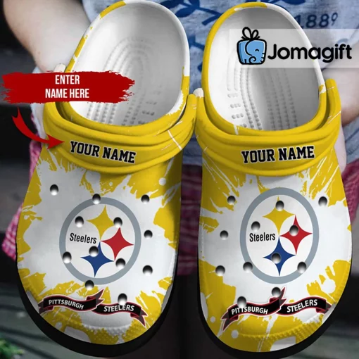 Custom Name Pittsburgh Steelers Crocs Shoes Limited Edition