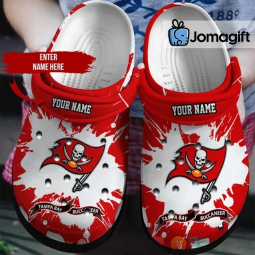 Custom Name Tampa Bay Buccaneers Crocs Shoes Limited Edition