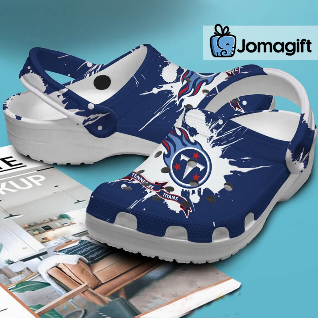 Custom Name Tennessee Titans Crocs Shoes 3