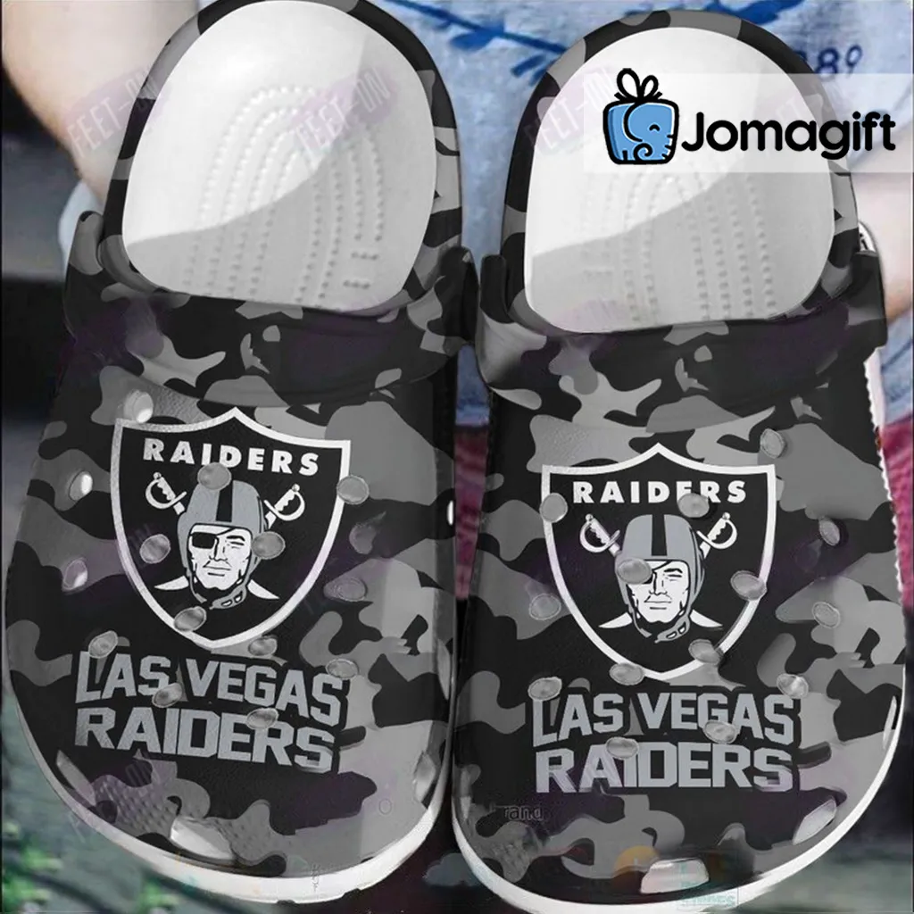 Las Vegas Raiders Crocs Shoes Limited Eidition