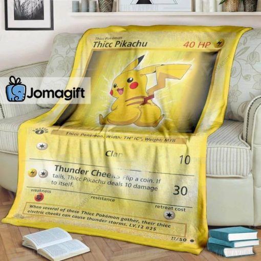 Thicc Pikachu Blanket