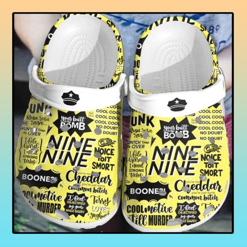 Nine Nine your butt Is the bomb Crocs Shoes