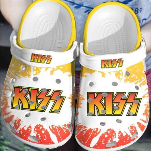 Kiss Rock Band Crocs Shoes