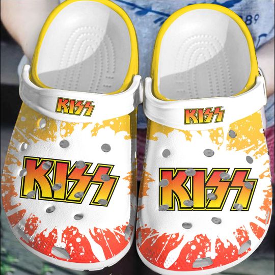 5fZJyr5P 10 Kiss Rock Band crocs clog crocband 1