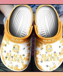 5h8l158r 30 Black Velvet Crocs Crocband Shoes 2