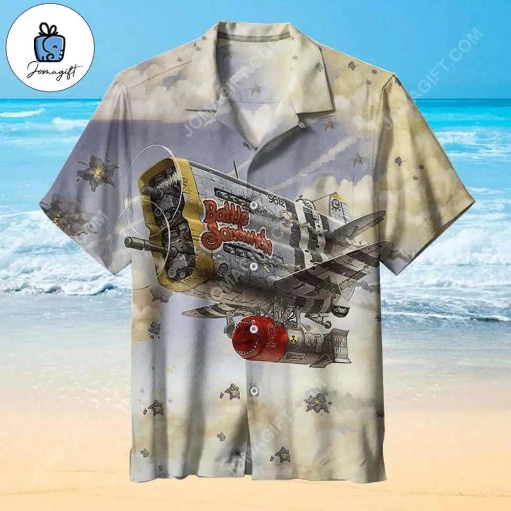 aircraft hawaiian shirt