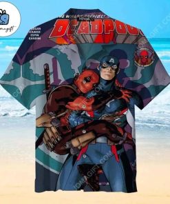Captain America and Deadpool Hawaiian Shirt