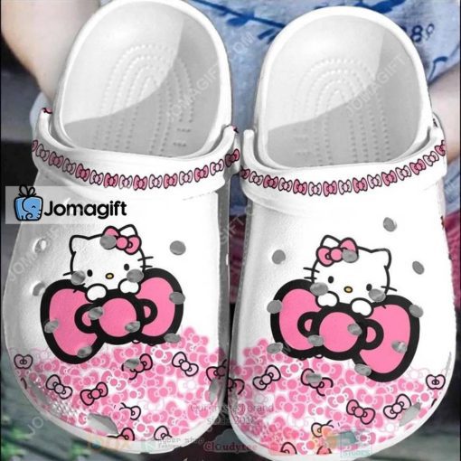 [Trendy] Hello Kitty Crocs Crocband Clogs Shoes