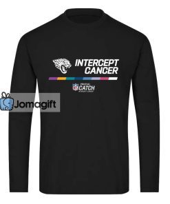 Crucial Catch Intercept Cancer Jacksonville Jaguars Long Sleeve Shirt Hoodie 2