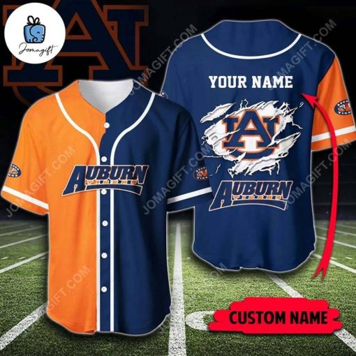 Custom Auburn Tigers Baseball Jersey