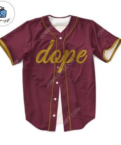 Custom Dope Baseball Jersey 3