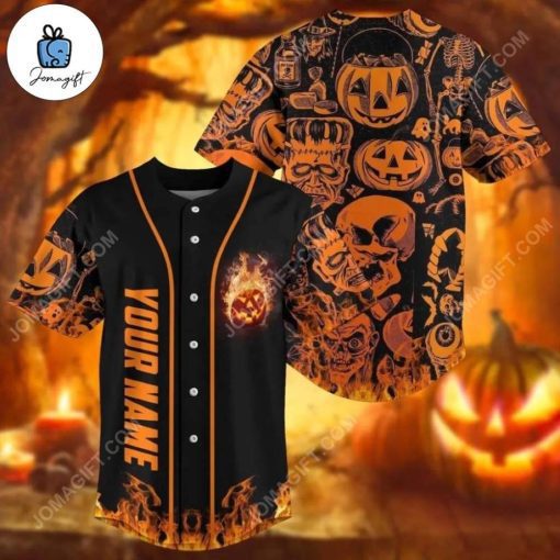 Custom Halloween Baseball Jersey