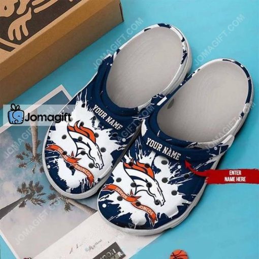Custom Name Denver Broncos Crocs