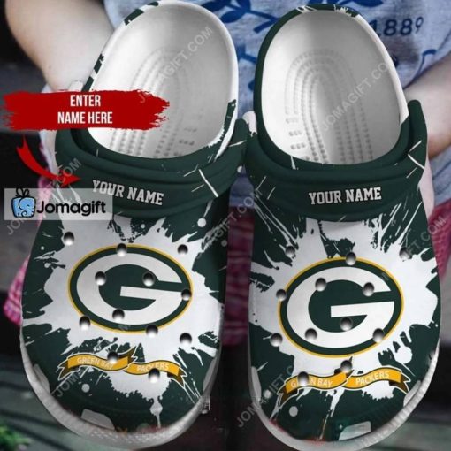 Custom Name Green Bay Packers Crocs