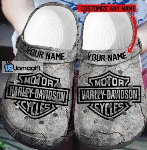 Custom Name Harley Davidson Crocs