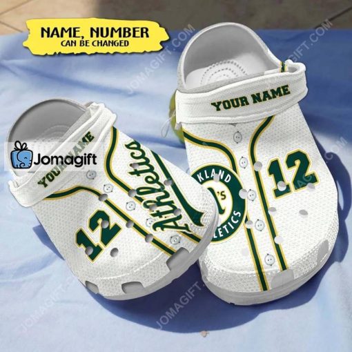 Custom Name Oakland Athletics Crocs