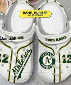 Custom Name Oakland Athletics Crocs