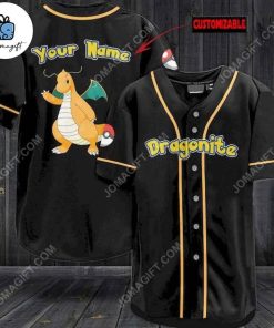 Custom Pokemon Dragonite Baseball Jersey