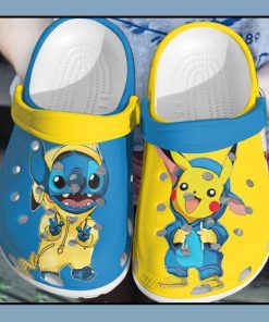 DNOf6fRY Baby Stitch and Pikachu crocs clog crocband4