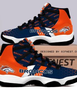 Denver broncos air jordan 11 sneaker Shoes Limited Edition
