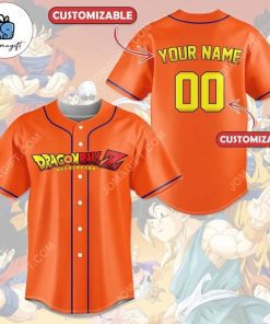 Dragon Ball Z Customized Baseball Jersey