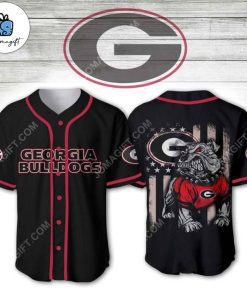 Georgia Bulldogs NCAA Baseball Jersey 1