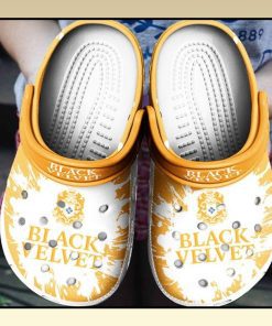 GjRqglfI 10 Black Velvet Crocs Crocband Shoes 1