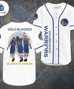 Golden State Warriors Gold Blooded Baseball Jersey