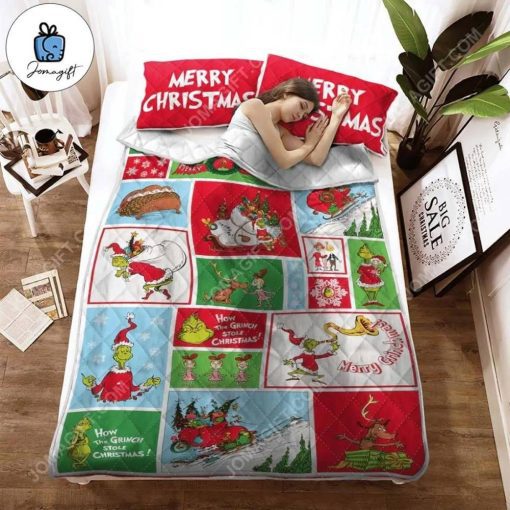 Grinch Merry Christmas Bedding Sets