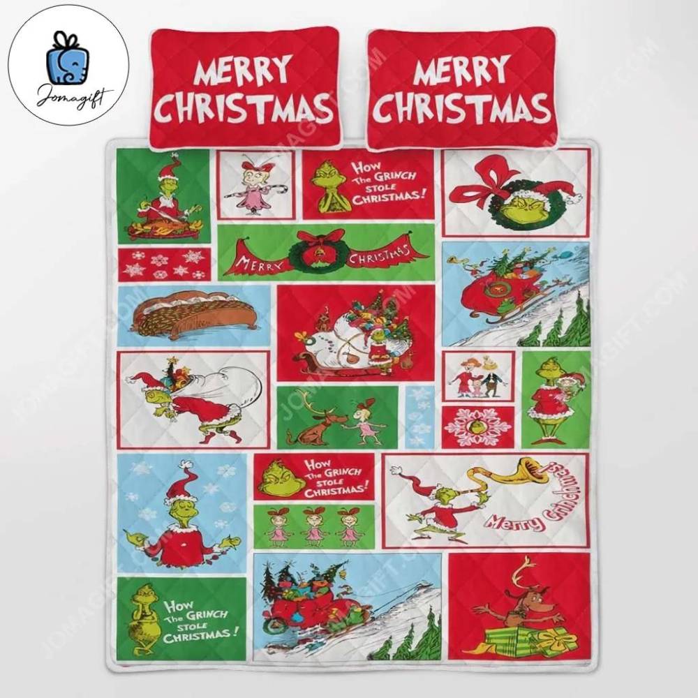 Grinch Merry Christmas Bedding Sets