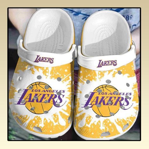 Los Angeles Lakers Crocs Shoes