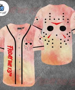 Jason Voorhees Friday The 13th Baseball Jersey 1