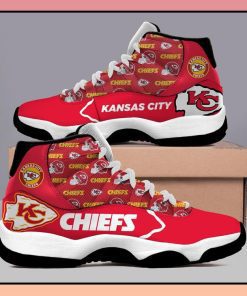 Kansas City Chiefs Air Jordan 11 Sneaker shoes2