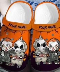Jack Skellington And Pennywise Personalized Crocs Shoes