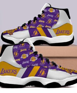 Los Angeles Lakers NBA Air Jordan 11 Sneaker shoes