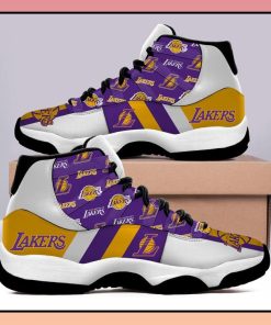 Los Angeles Lakers NBA Air Jordan 11 Sneaker shoes1