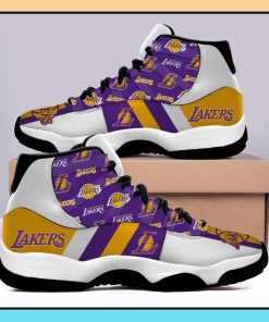 Los Angeles Lakers NBA Air Jordan 11 Sneaker shoes2
