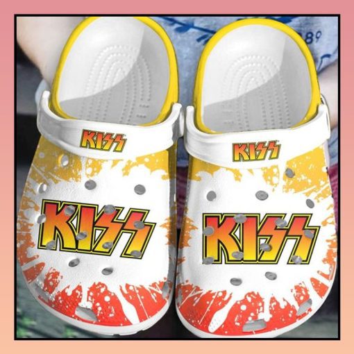 Kiss Rock Band Crocs Shoes