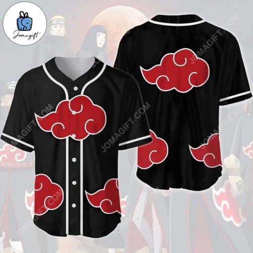 Naruto Akatsuki Cloud Baseball Jersey