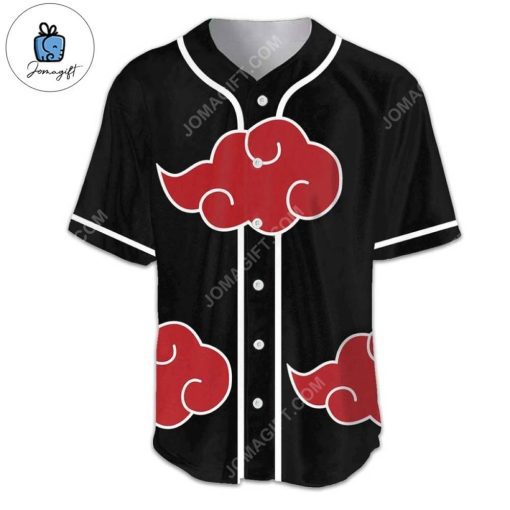 Naruto Akatsuki Cloud Baseball Jersey